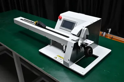 Máquina de Enrolamento de Fita Adesiva com Puxamento de Fio Unilateral JW-303K-1.0m