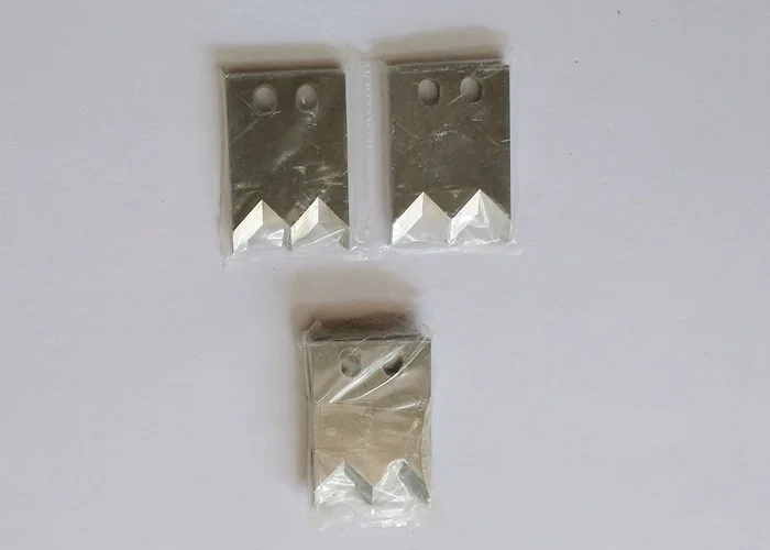 lâmina de aço branco, lâmina de aço de tungstênio, lâmina de sulco plano, para máquina de decapagem Lâmina de aço de tungstênio