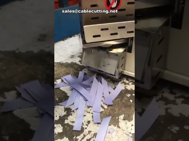 Máquina de Corte a Quente e Frio para Fitas e Ângulos com Faca Rotativa | Corte Preciso