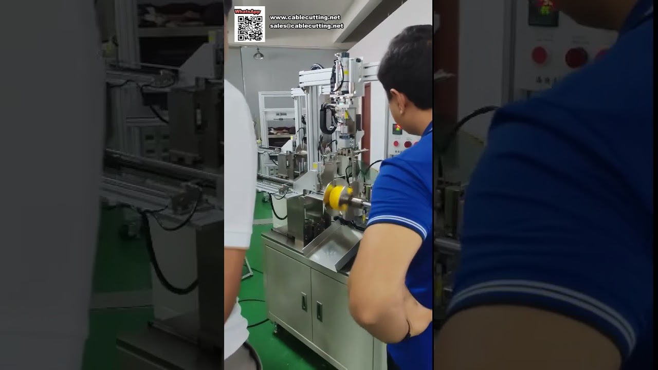 Máquina Automática Industrial para Enrolamento e Embalagem de Cordas - Linha de Alto Desempenho