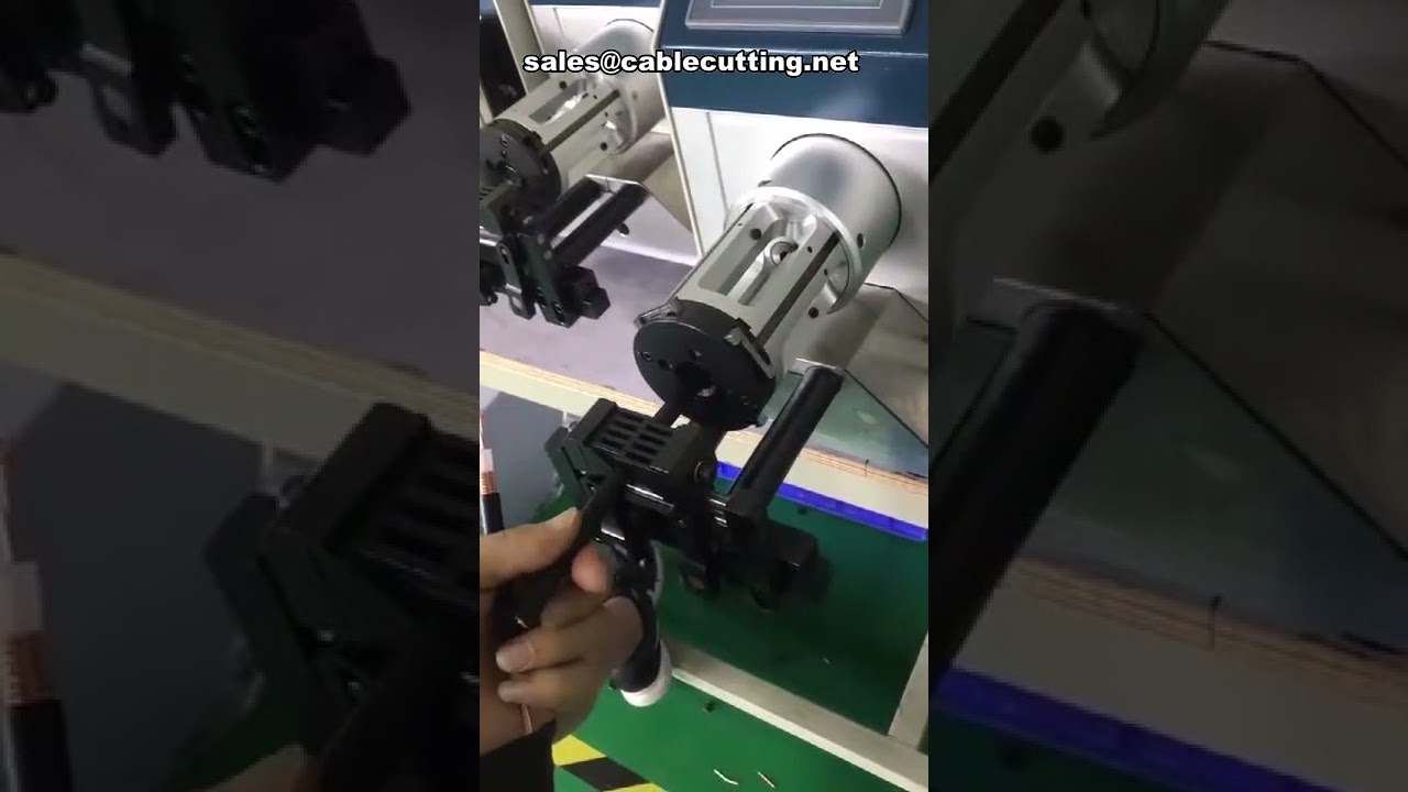 Máquina de Decapagem de Cabo Coaxial | Equipamento de Processamento de Fios Coax