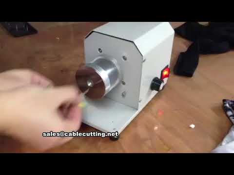 Máquina de Decapar, Torcer e Descascar Fios Automática | Desencapadeira Industrial