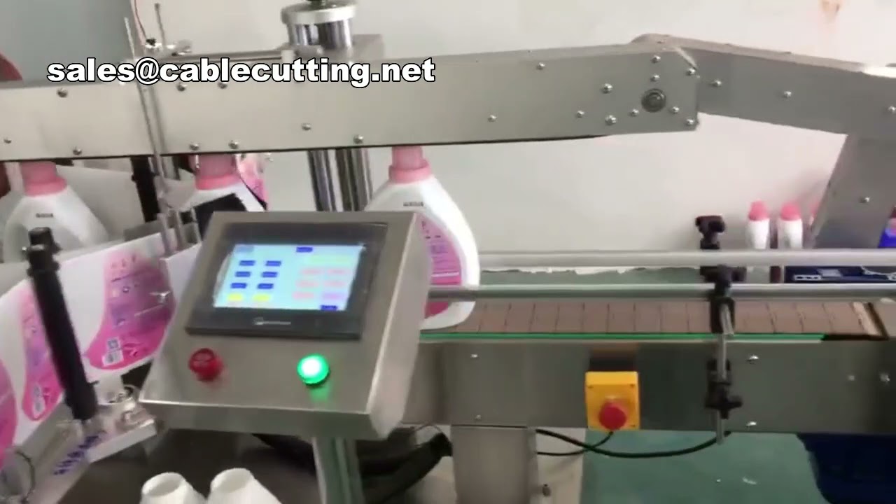 Máquina Rotuladora Manual para Garrafas Quadradas | Etiquetadora de Alumínio para Latas