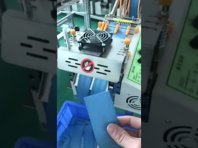 Máquina de Corte Automática de Fita de Tecido 500W | Faca Quente e Fria para Adesivos, Tubos e Zíperes