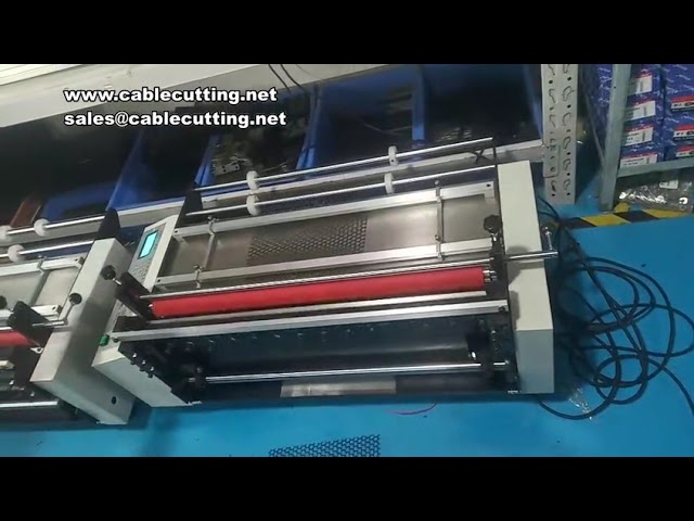 Máquina de Corte Automática para Redes de Pó e Fibra de Carbono | Cortadeira e Slitter de Precisão