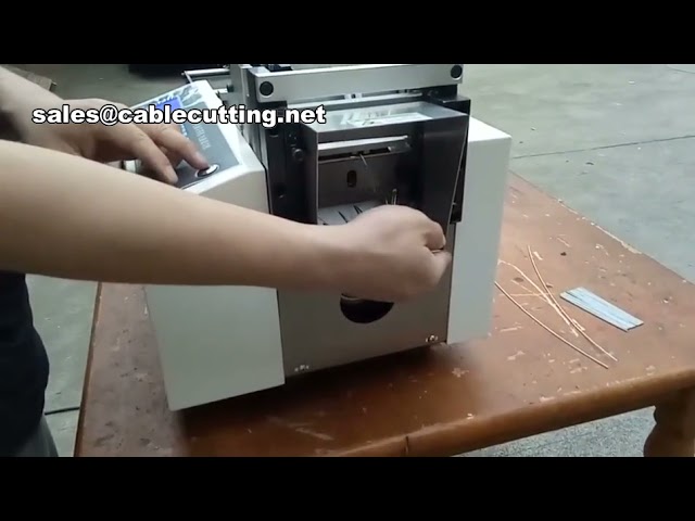 Máquina de Corte de Cabo de Aço - Equipamento de Corte e Endireitamento de Fios Metálicos