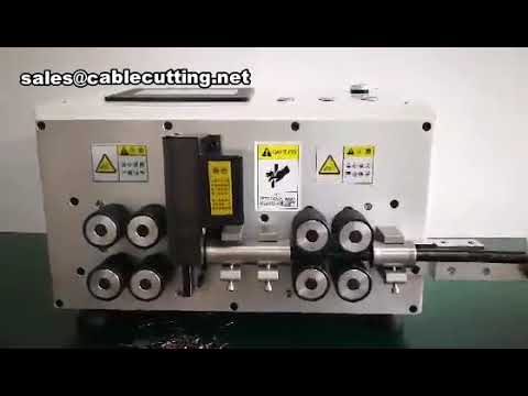 Máquina de Corte de Cabo Automática com Descascamento para Cabos Grossos - Equipamento Industrial