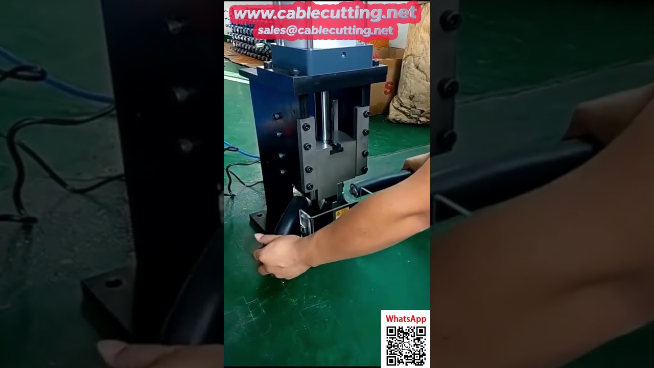 Cortadora de Cabos de 300 mm² – Máquina de Corte Industrial de Alto Desempenho