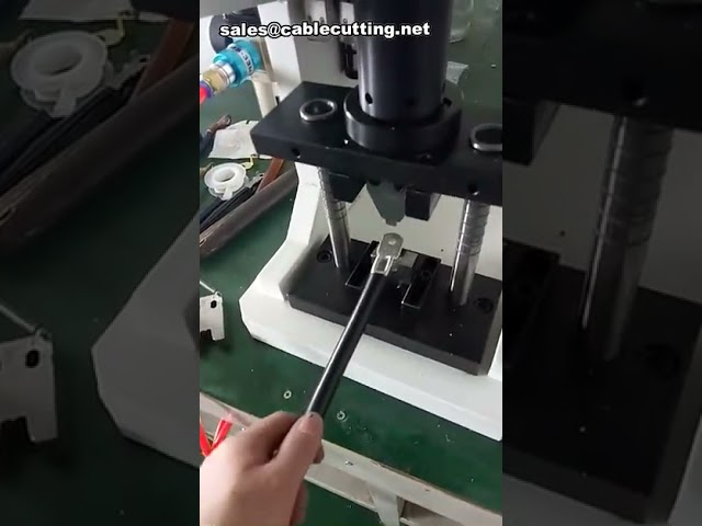 Máquina de Crimpagem Pneumática | Prensadora de Terminais Cooper | Automação Industrial