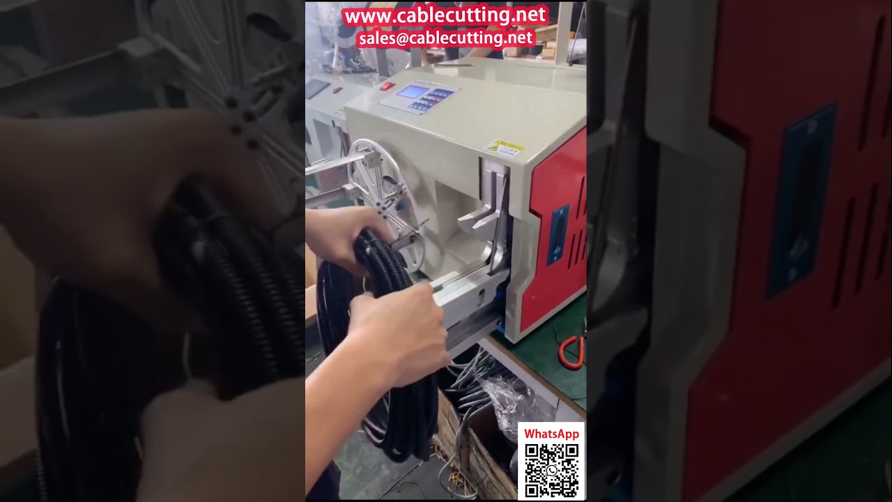 Máquina Automática de Enrolamento e Amarração para Feixe de Cabos com Bainha Anelada
