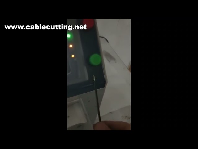 Máquina Automática de Descascar Cabo Coaxial | Desencapadora de Fios Coaxiais Automática