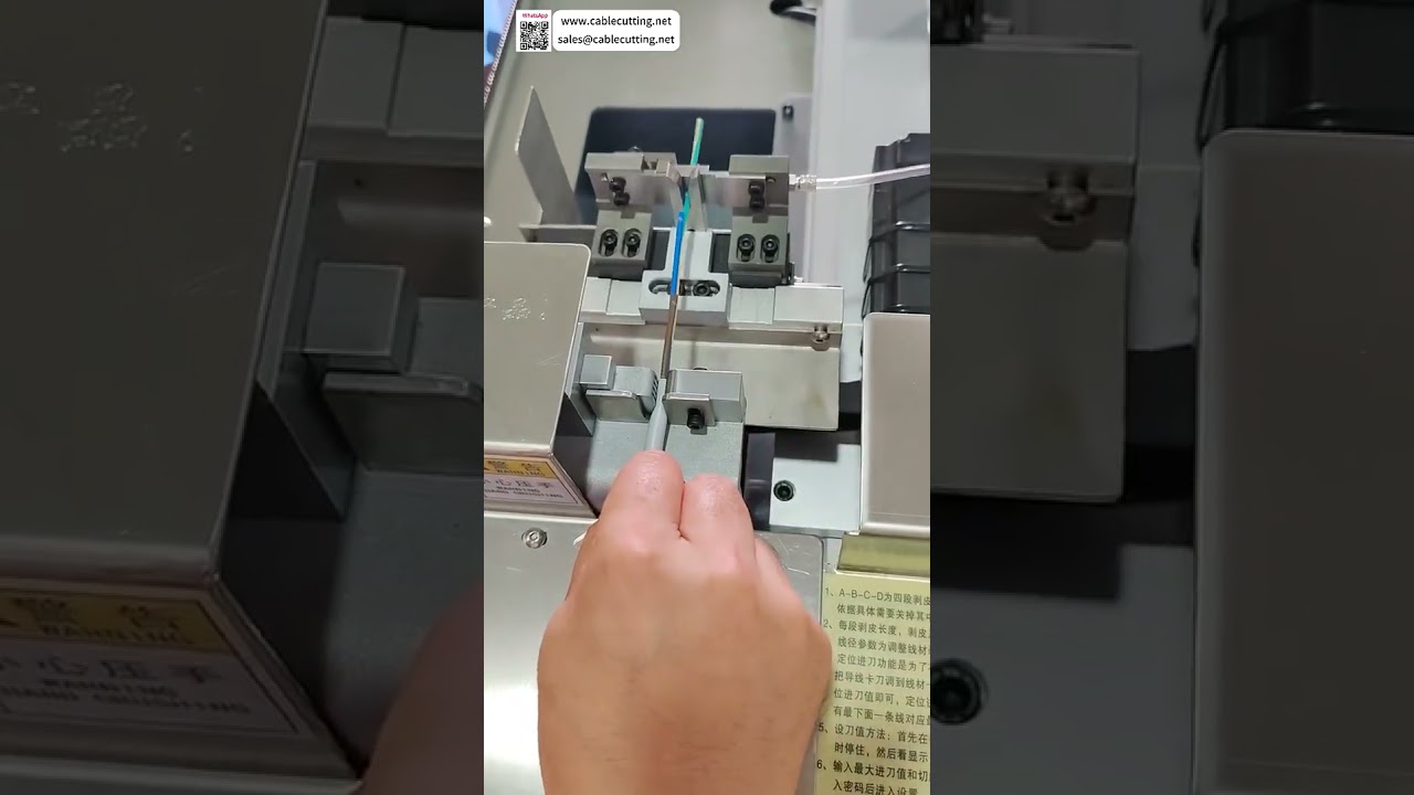 Máquina Automática de Corte e Decapagem de Cabos Longo/Curto Aumenta Eficiência na Produção de Cabos de Alimentação