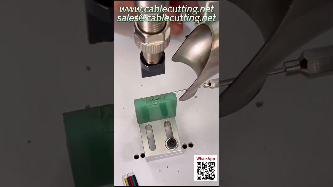 Máquina de Corte e Decapagem de Fios Automática Silenciosa com Pedal
