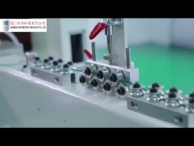 Máquina de Corte, Decapagem e Crimpagem de Terminais para Cabos e Tabs PCB - Automação Industrial