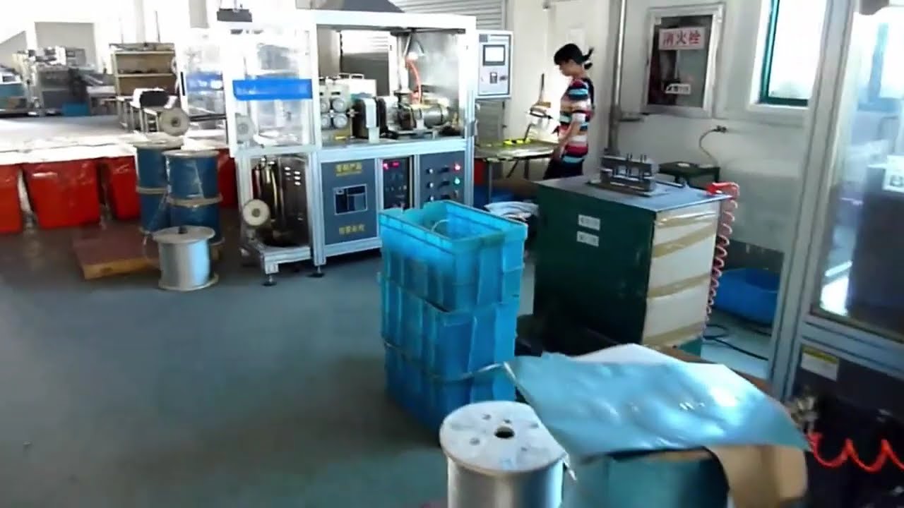 Máquina de Corte e Fusão de Cabos de Aço – Automação Industrial de Precisão