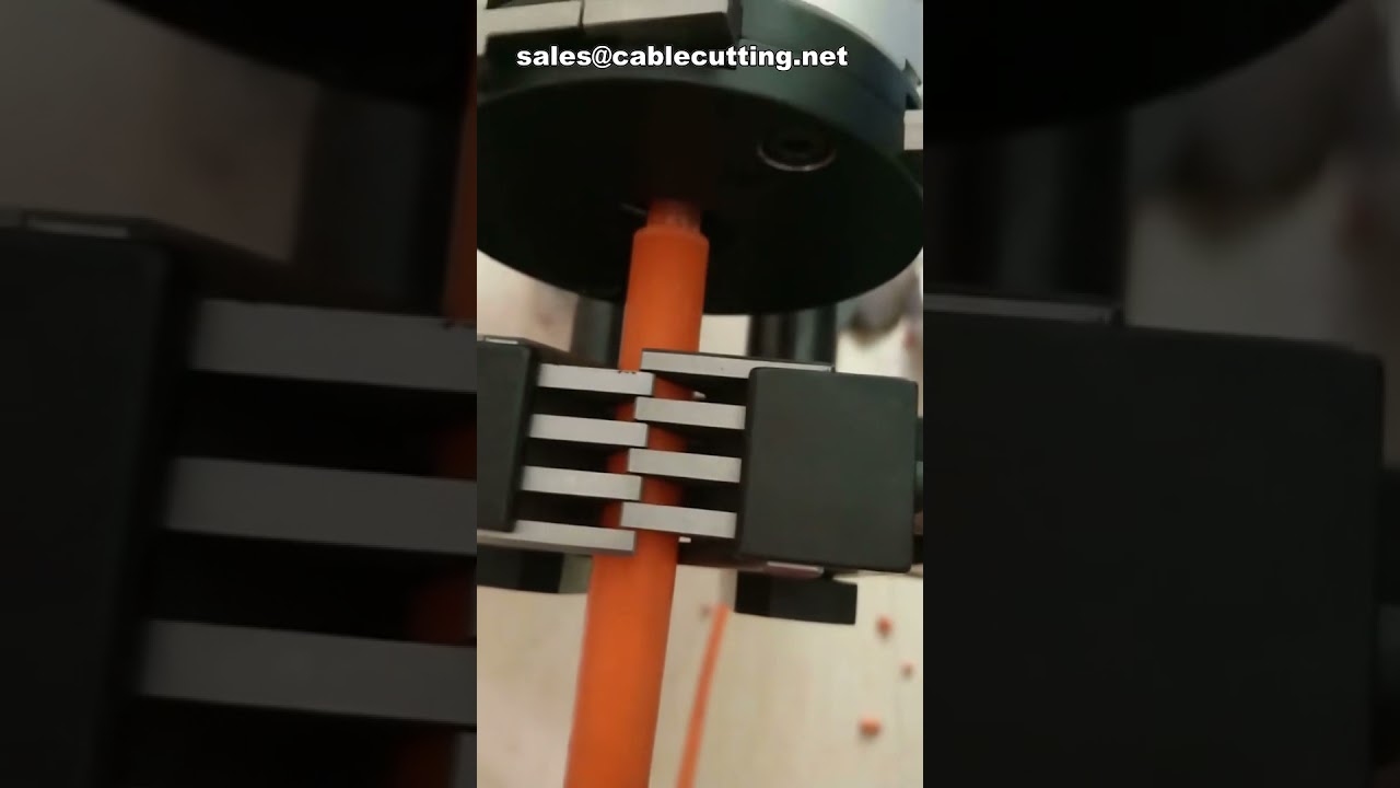 Máquina de Decapagem de Cabo Coaxial Elétrica | Decapadora Automática para Cabos Coaxiais