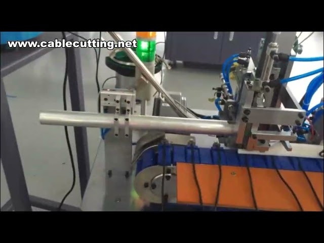 Máquina de Fabricação de Cabos Elétricos para iPhone e USB - Solda Automática USB A Macho