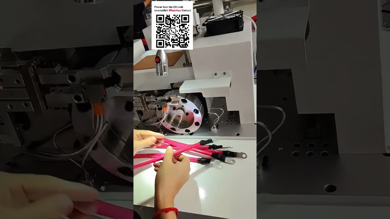 Máquina Semiautomática para Inserção e Aquecimento de Tubo Termoencolhível em Cabos Grossos - Personalizável
