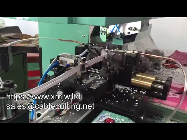 Máquina de Corte e Decapagem Automática de Alta Velocidade - Até 300mm para Cabos Personalizados