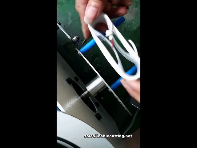 Máquina de Enrolar Cabo USB e Amarrar Fio Automática - Profissional