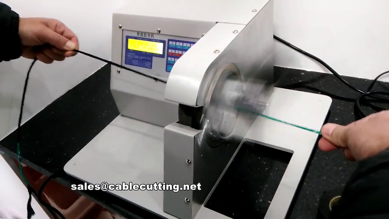 Máquina Automática de Enrolamento e Fita para Chicotes Elétricos - Eficiência Industrial