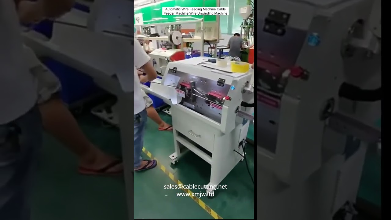 Máquina Automática de Alimentação de Fio - Alimentador de Cabo e Desenroladeira de Fio