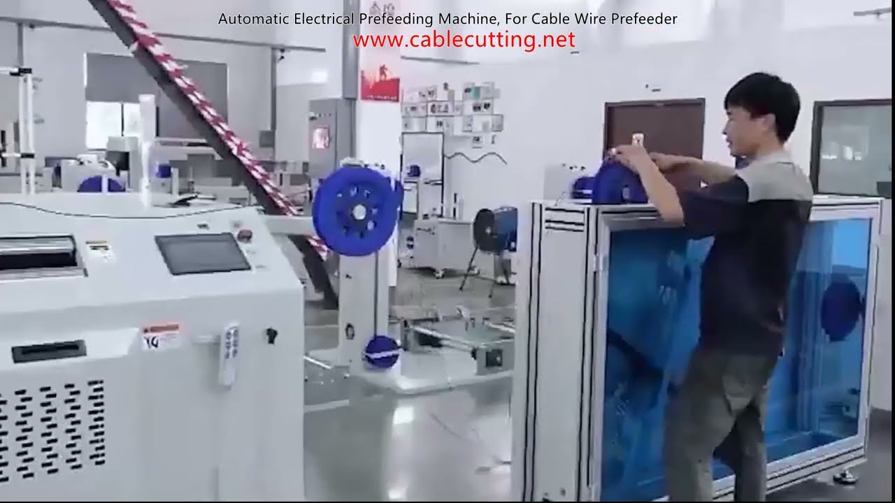 Máquina Automática de Pré-Alimentação Elétrica para Cabos - Pré-Alimentador de Fios