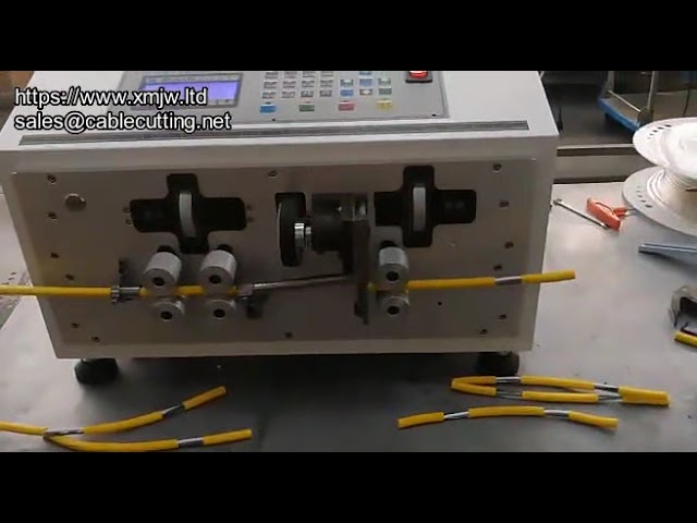 Máquina Automática de Descascar Fios - Remoção Precisa de Cobre para Cabos