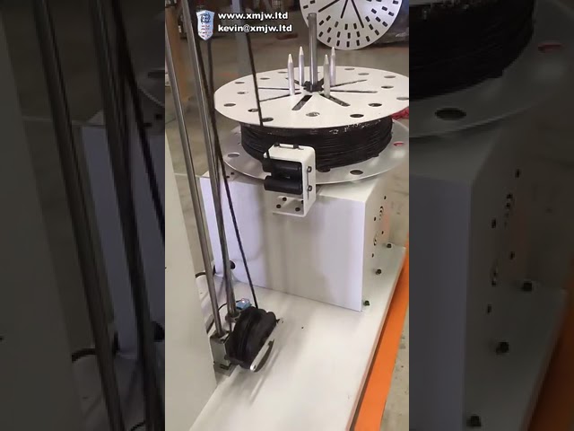 Máquina Automática de Corte, Decapagem e Crimpagem de Terminais com Desbobinadeira e Alimentador de Cabo