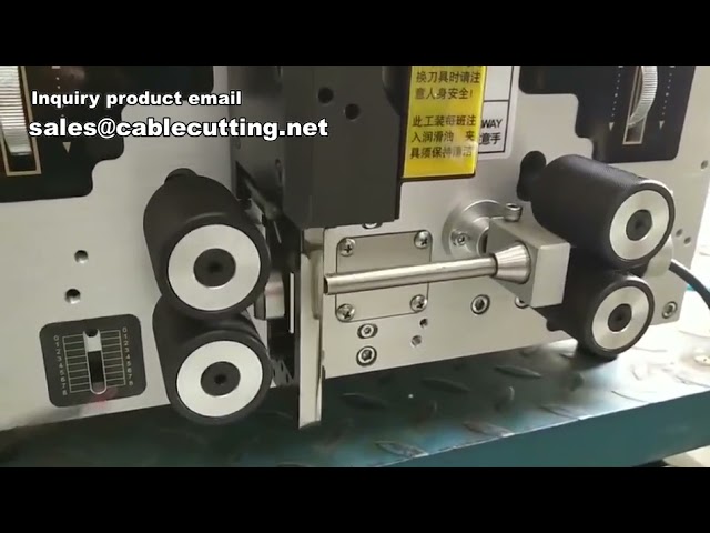 Máquina Automática de Corte e Decapagem de Cabos Elétricos | Decapagem de Revestimento Industrial