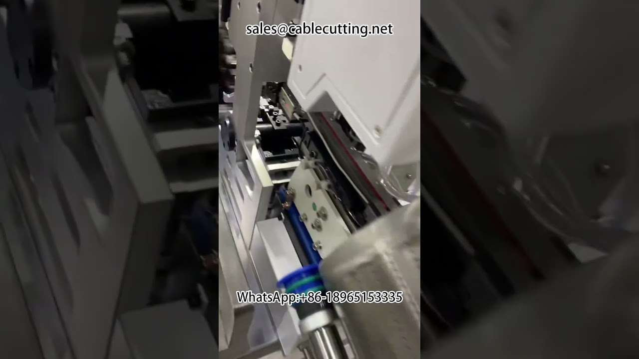 Máquina de Crimpagem de Plugue à Prova d'Água com Dupla Cabeça: Descascamento e Crimpagem de Terminais para Chicotes Automotivos