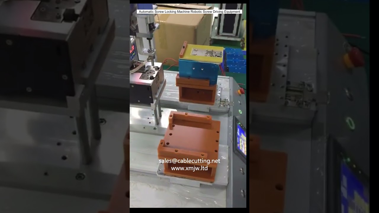 Máquina Automática de Aperto de Parafusos | Equipamento Robótico de Rosqueamento