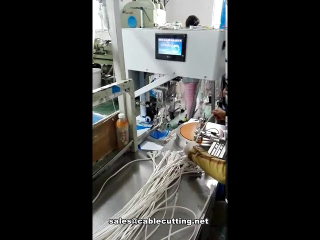 Máquina de Enrolar e Amarrar Cabos de Energia em Forma de 8 | Automação Industrial