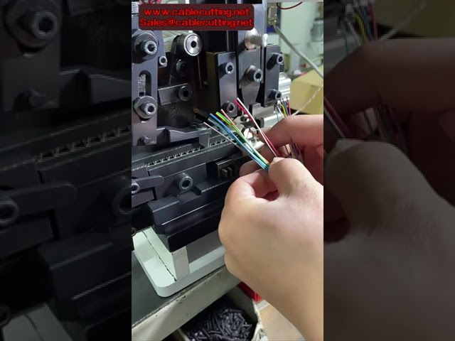 Máquina de Crimpagem de Terminais XH2 54 para Cabos Molex e JST - Semi Automática com Decapagem Integrada