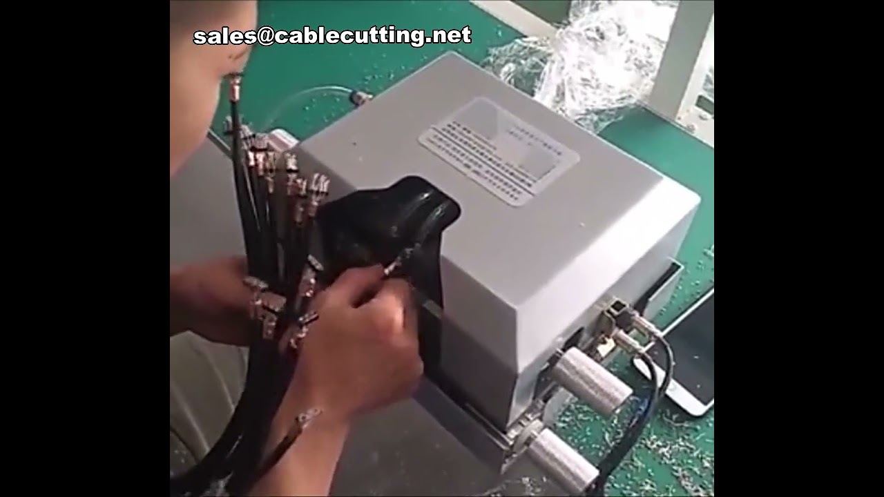 Máquina de Descascar Fios Multinúcleo e Cabos Paralelos | Desencapadeira para Cabos de Dados VGA/DVI
