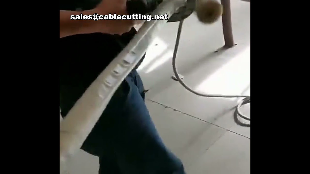 Máquina Automática de Enrolar Cabos para Ar Condicionado - Enroladeira de Tubos de Cobre com Fitas e Abraçadeiras