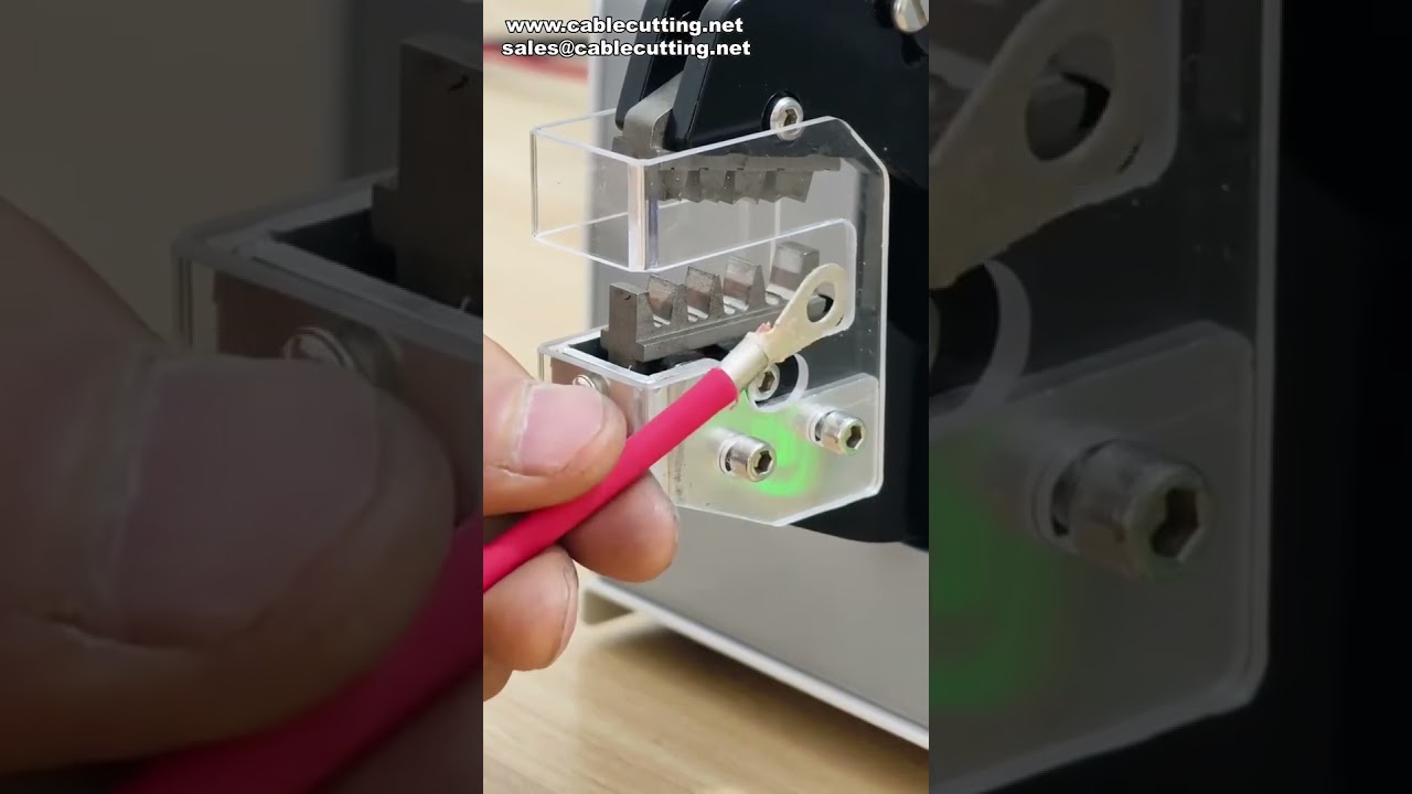 Máquina de Crimpagem Elétrica para Terminais: Potente e Versátil para sua Produção