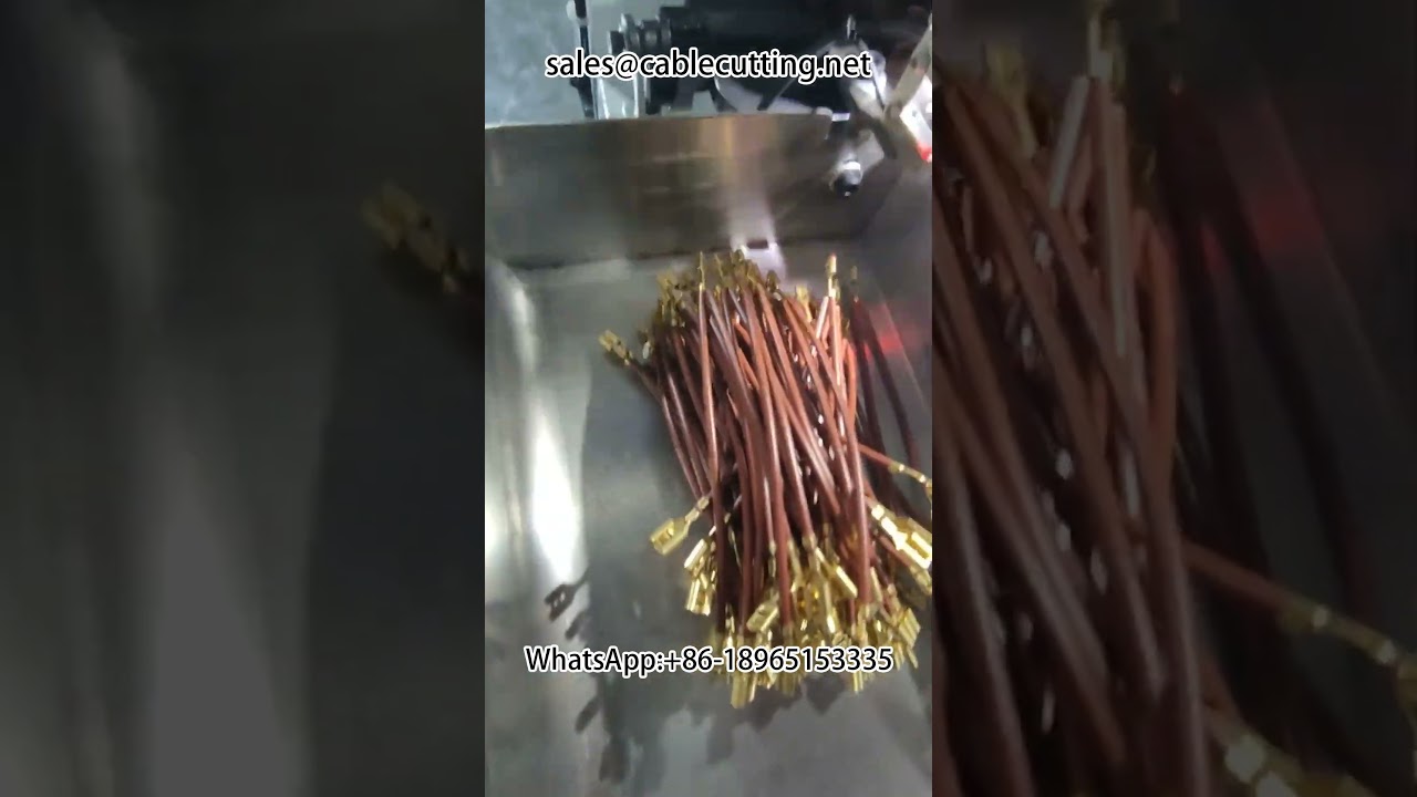 Máquina de Prensa de Crimpagem para Chicotes Elétricos | Equipamento Automatizado Industrial #equipamento #chicoteselétricos #máquina #fábrica
