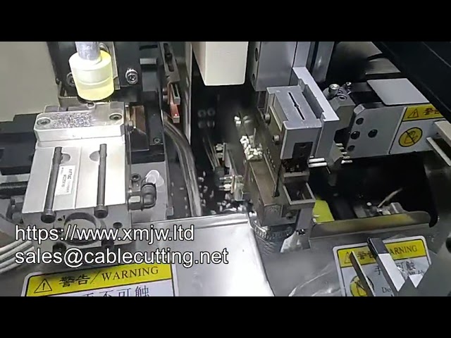 Máquina Automática de Estanhagem Unipolar para 5 Fios – Corte, Desencape, Torção e Imersão em Estanho