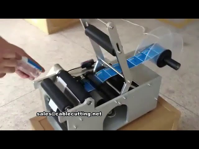 Máquina de Rotulagem Manual para Garrafas Redondas e Chatas - Plástico, Vidro e PE