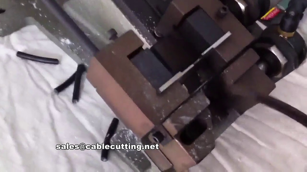Máquina de Decapagem de Fios Pneumática | Descascador Automático de Fios