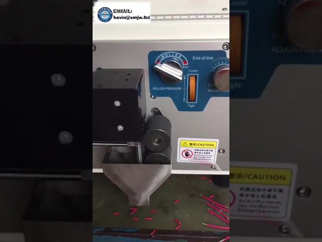Máquina de Decapagem de Fio Chato ST-802 com Tela Touch – Corte e Decapagem de Cabo 2 Pinos 220V