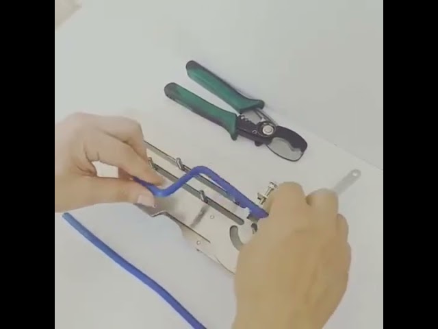 Máquina Dobradeira de Cabos Portátil - Curvador Manual para Fios de Cobre e Ferro