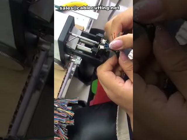 Máquina de Descascar e Decapar Cabos de Dados Multicore e Fios de Revestimento | Automação Precisa