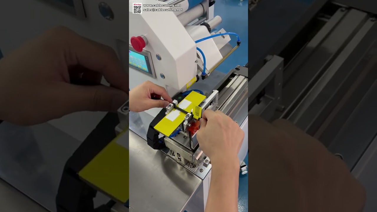 Máquina de Etiquetagem Automática para Cabos - Aplicador Estável que Elimina Erros Manuais