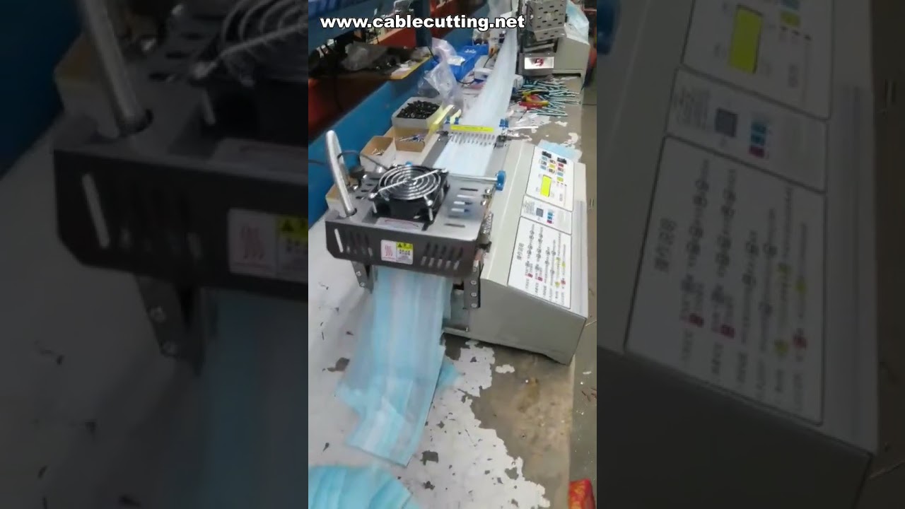Máquina de Corte Automático de Cordas | Cortador a Quente para Cintas de Poliéster | Equipamento Elétrico Industrial