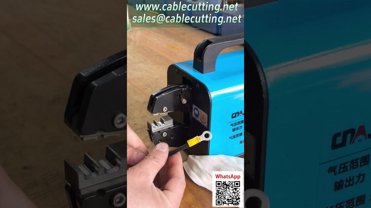 Máquina de Crimpagem Pneumática Vertical 16M | Molde Personalizado e Compensação para Maior Durabilidade