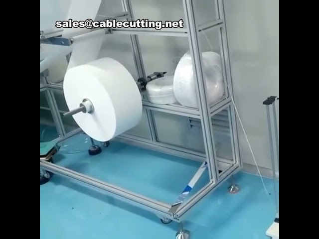 Máquina de Alimentação de Fio Duplo com Sistema de Desenrolamento de Cabo | Motor Alimentador Robusto