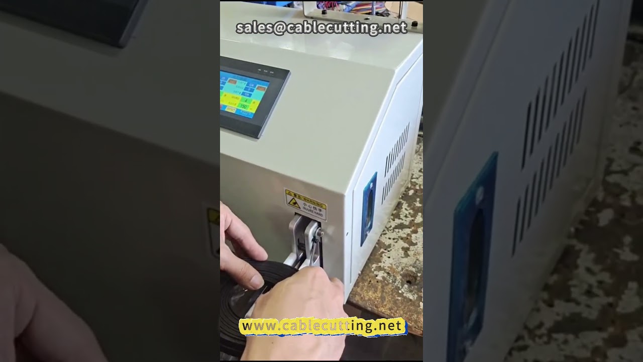 Máquina de Enrolar e Amarrar Cabo de Rede Plano 52 | Automação para Cabos Planos
