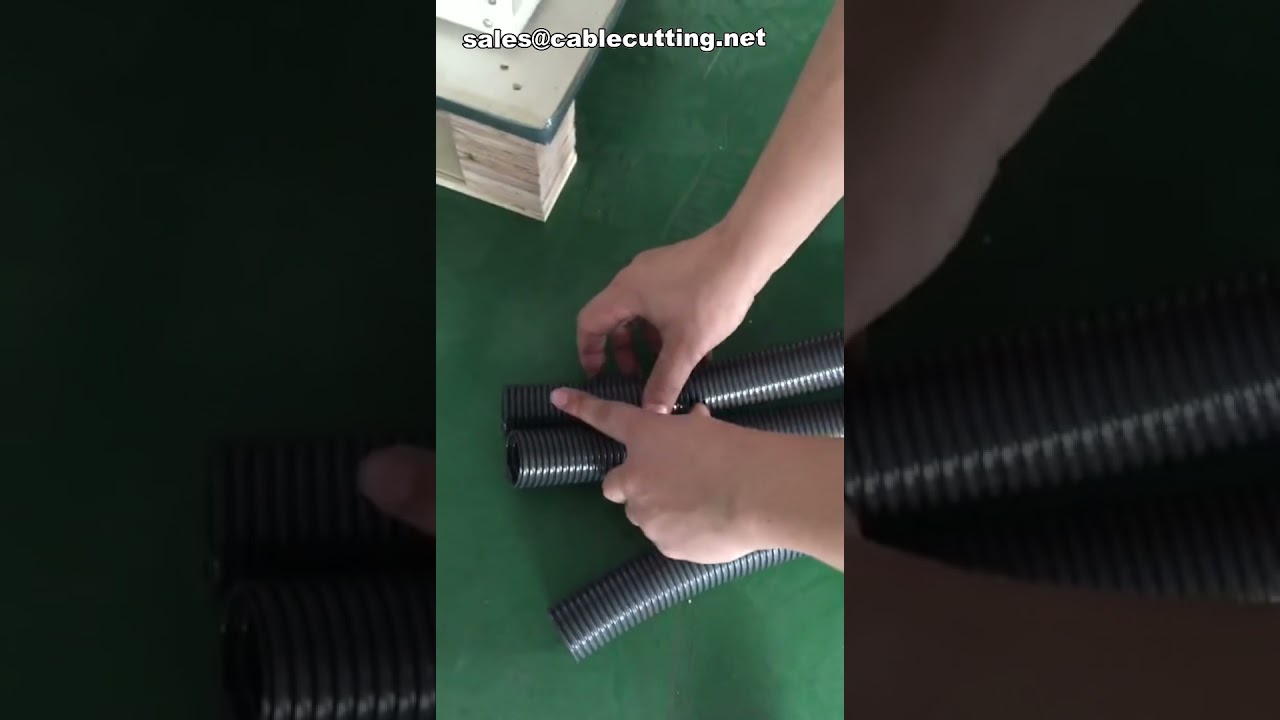 Máquina de Corte de Tubos Automática para PVC e Plásticos | Alta Precisão e Velocidade